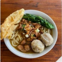 Mie Ayam Biasa + Bakso