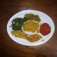 NASI IKAN TONGKOL + PERKEDEL
