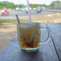 Es Kelapa Gelas Gula Aren/Gula Pasir