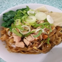 Bakmi Ayam Lebar Yamin Komplit