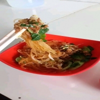 Bihun + Bakso + Pangsit