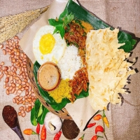 NASI PECEL TELUR
