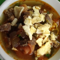 SOTO DAGING SANTAN