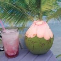 Es Kelapa sirup