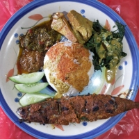 NASI KEMBUNG BAKAR CABE HIJAU