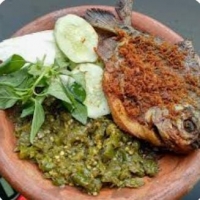 Nasi Ikan Bawal Sambal Ijo