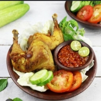 Pecel Ayam (Dada)