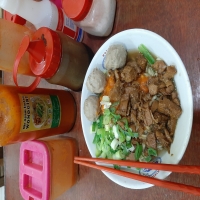 Mie ayam bakso kecil