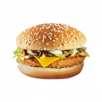 CHICKEN CHEESE MELT BURGER