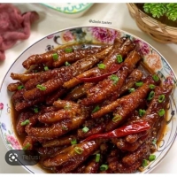 Ceker bumbu kecap manis pedas